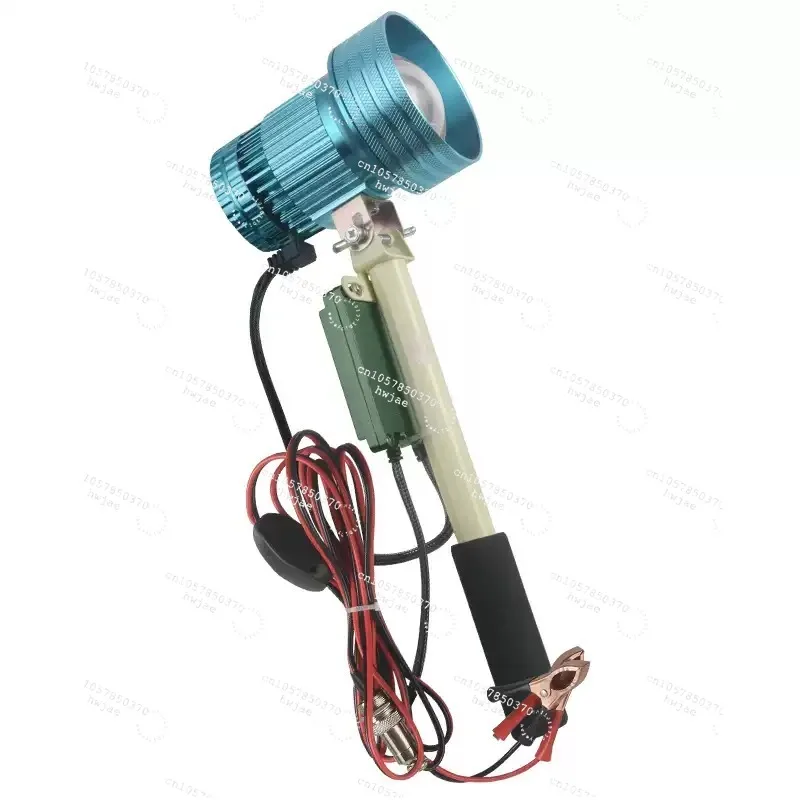 Zoomable Telescopic Spotlight, Long Range Bright Lighting Lamp, Outdoor Portable Light for Night Fishing and Outdoor Activities