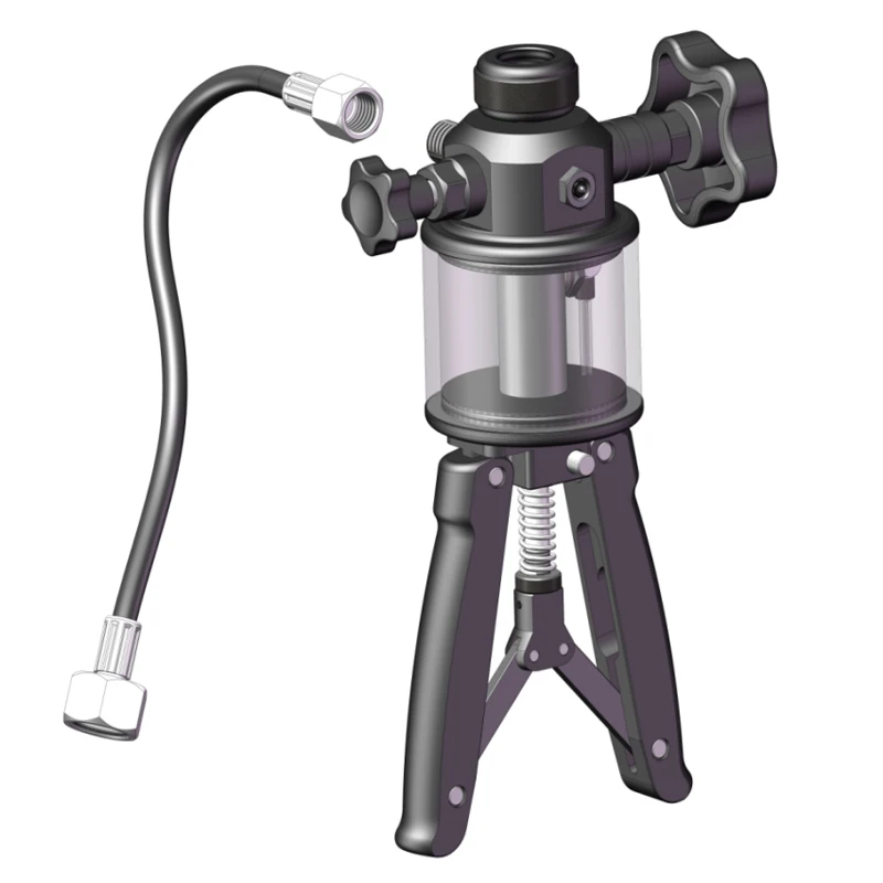 XYSB-70 Handheld Hydraulic Pressure Calibrator 0 ~ 700bar Aluminum SS Pump Operating Pump Pressure Gauges