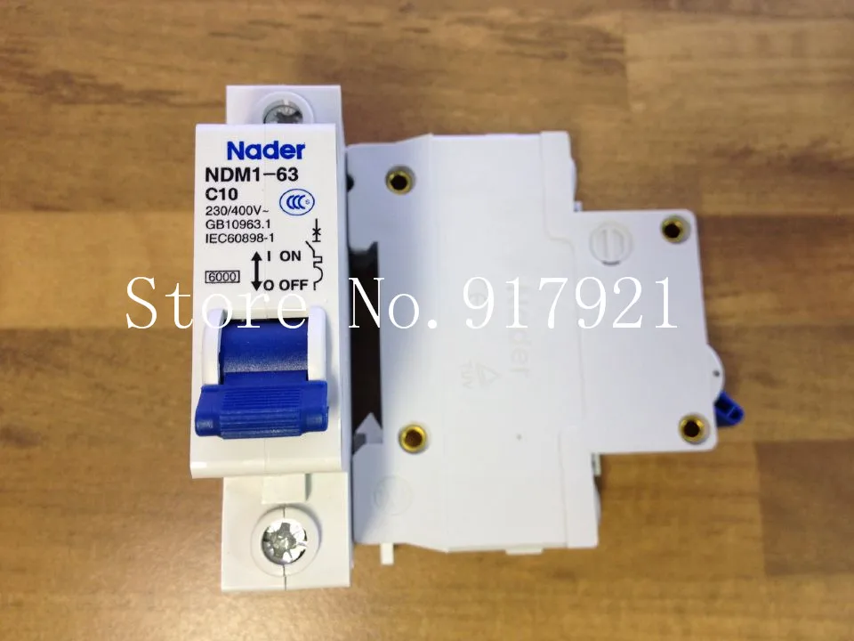 [ZOB] The letter NDM1-63 Nade genuine new C10 mini circuit breaker 1P10A air switch  --12pcs/lot