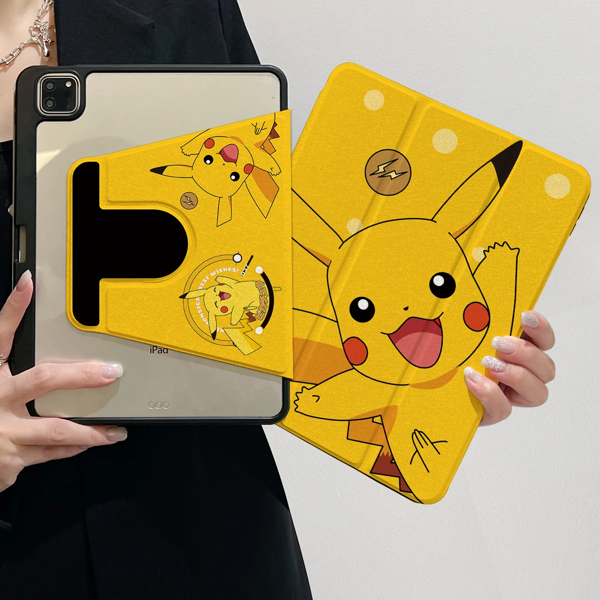 

For iPad 5th 6th 7th 8th 9th 10th Gen Rotation Tablet Case for iPad 10.9 9.7 10.2 Pro11 2024 Air6 Mini6 Cover with Pencil Holder