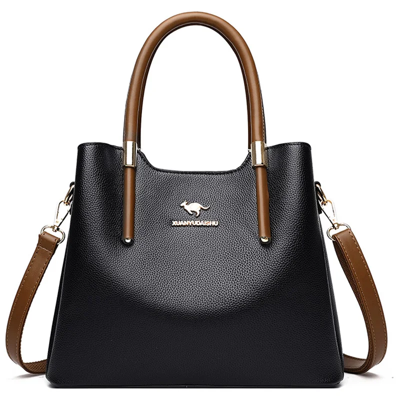 2024 NEW Luxury Handbag Women PU Leather Bags Women\'s Shoulder Bags Female Messenger Bag Large Capacity Ladies Casual Tote Bag