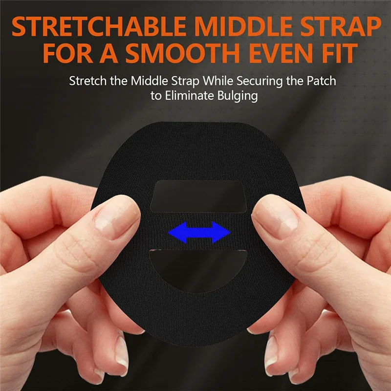 AA60-Omnipod 5 กาวแพทช์ 30Pcs-Pre-Cut Sweatproof Sensorเทป-กันน้ําOverpatchesพร้อมสายคล้อง