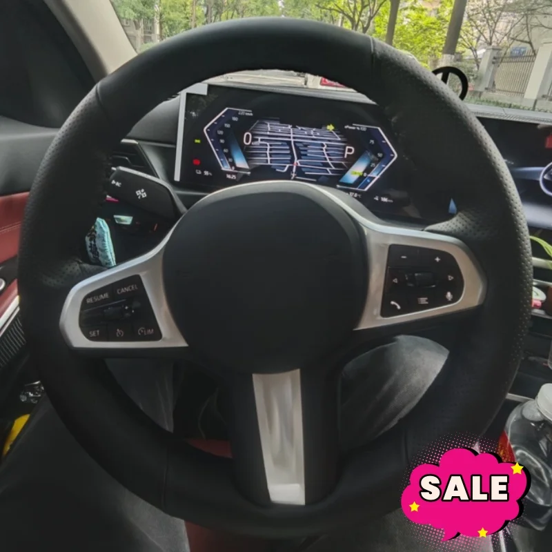 

Customizable Handmade Genuine Leather Steering Wheel Cover For BMW X1 X2 X3 X4 F06 F10 F15 F16 F20 F21 F25 F26 F30 F32