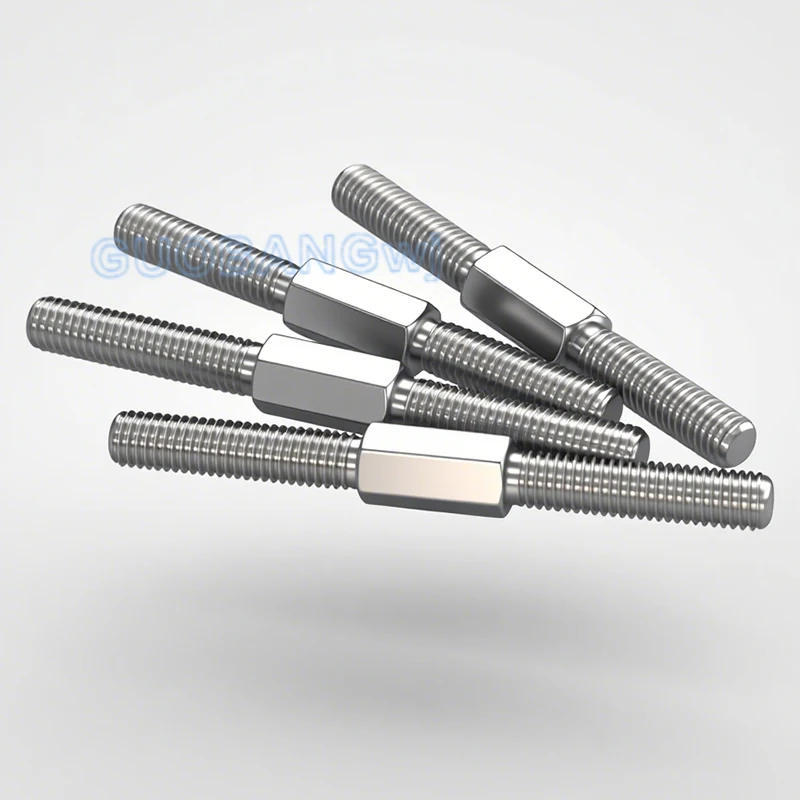 

Stainless steel, hex head, double-ended bolt, left-hand thread, right-hand thread, bidirectional screw, stud, etc