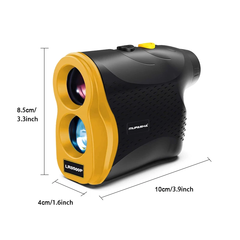 MUFASHA Laser Rangefinder 500m Laser Distance Meter Golf Sport Hunting Survey Range Finder