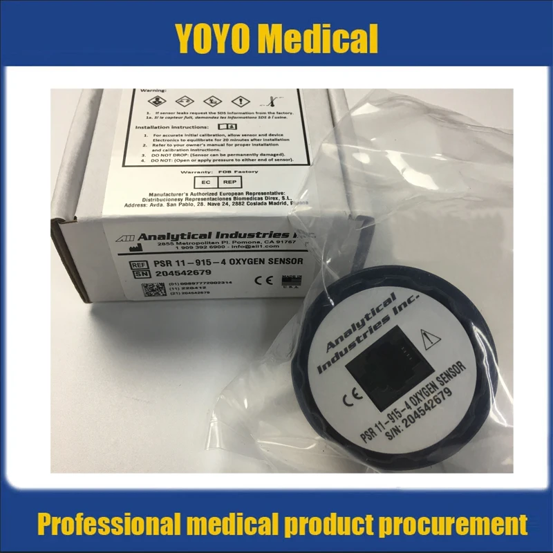 

GE Omeida 7100 7900 Anesthesia machine Oxygen battery Oxygen concentration sensor M-10 PSR 11-915-4