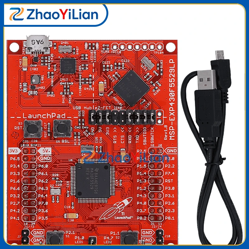 For MSP-EXP430F5529LP TI MSP430 LaunchPad MSP430F5529 With eZ-FET Lite Debugger Evaluation Kit