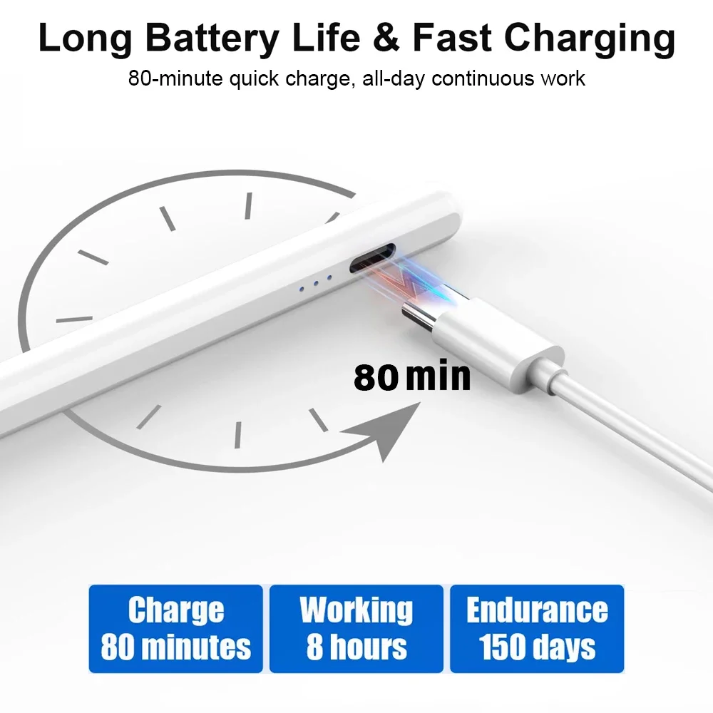 Penna stilo universale per iPhone HUAWEI XIAOMI Penna per telefono cellulare Android Tablet Touch Pen Schermo capacitivo per iPad Matita