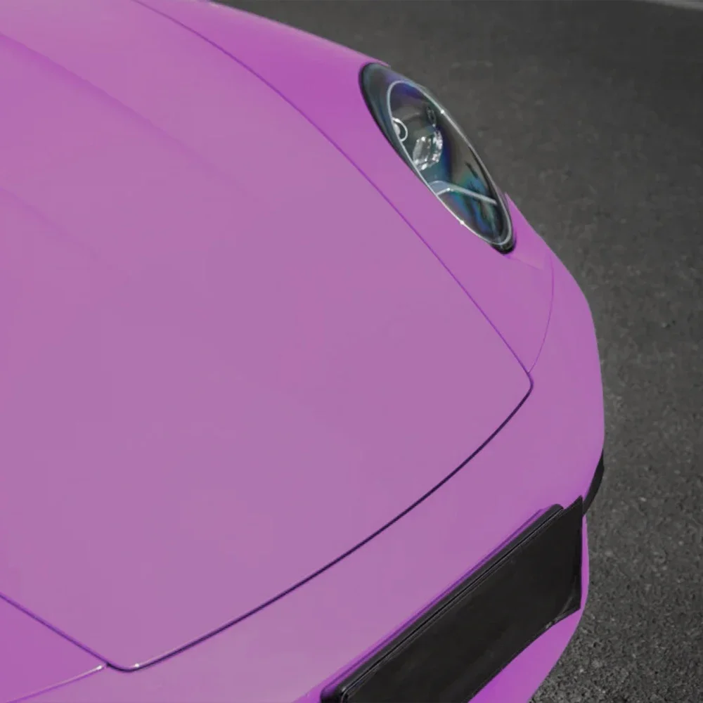 

Car Vinyl Film PET Crystal Pink Purple Auto Wrapping Film Waterproof Self Adhesive Motorcycle Car Body Exterior Decoration Decal