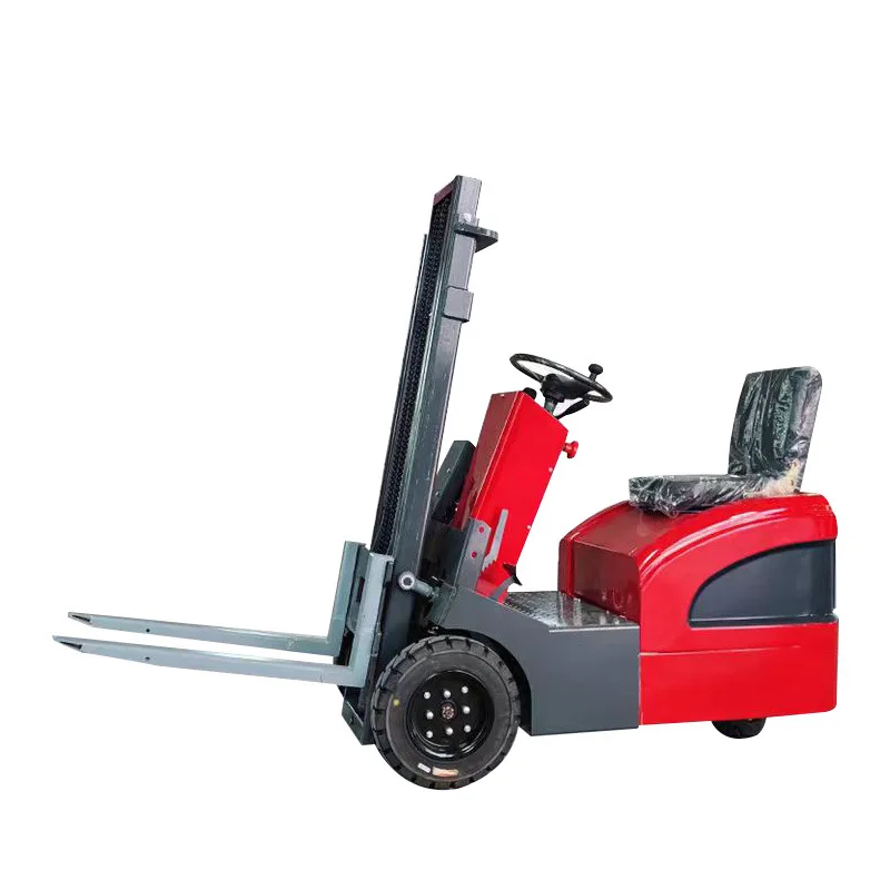 

Three-fulcrum electric forklift Small mini ride-on three-wheel forklift Balance electric forklift