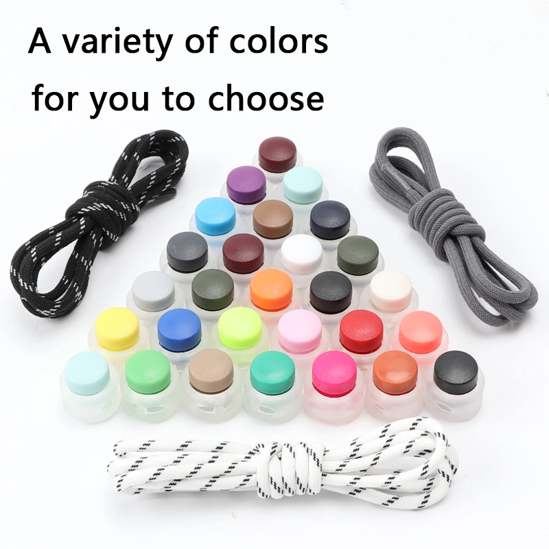 No Tie Shoelaces Rubber Band For Shoes Round Elastic laces Sneakers Kid Adult Quick Lazy Sport Laces Without Binding Shoestrings