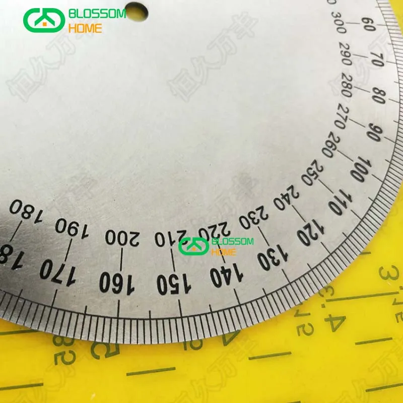 NEW Diameter:160mm Inner D:6mm Thickness:2mm Industrial Measuring Disc Stainless Steel Angle Disc Mechanical Fittings