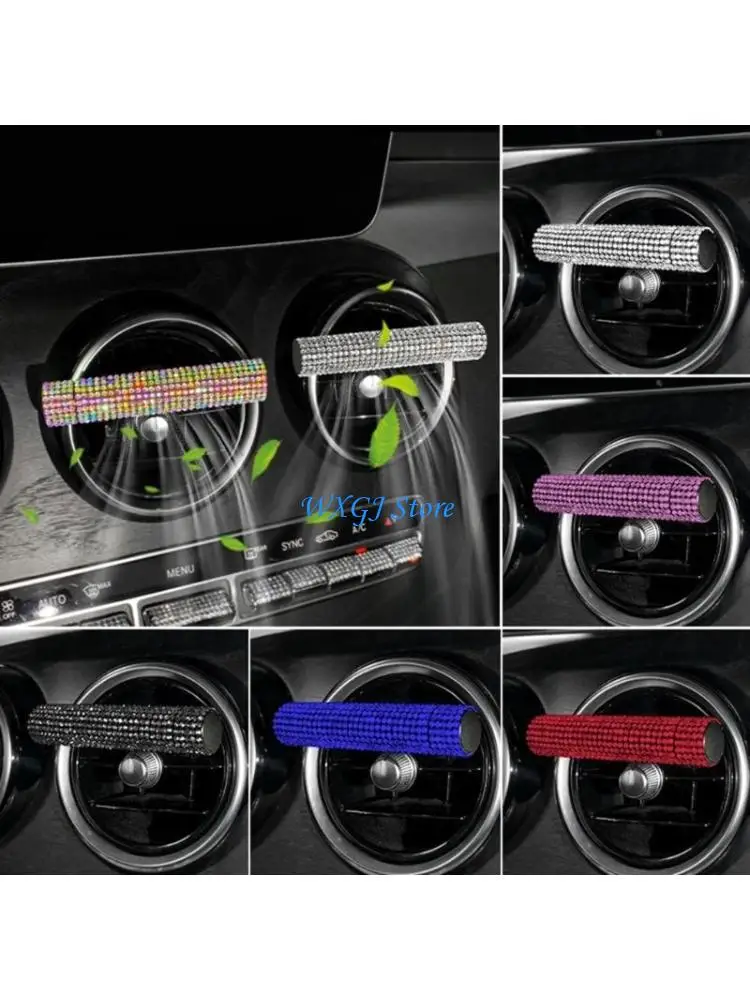 

37JE Auto Interior Fresh-Vent Air Air Vent Volatile Oil Diffuser Crystal Air Freshener for Men Women