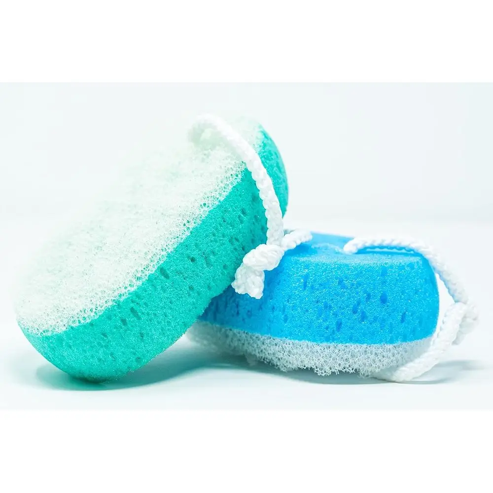 

Double-Sided Shower Sponge Set - 4-Pack, Exfoliating Bath Scrubber for Deep Cleansing and Relaxing Massage