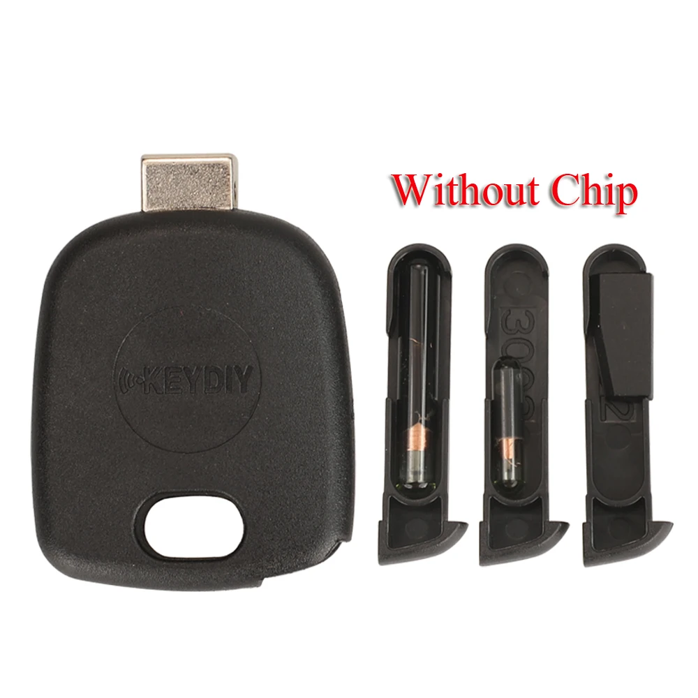 Jingyuqin KEYDIY Universal Transponder Car Key Shell Case KD/VVDI Blades Head with Chip Holder Universal Car Key Housing