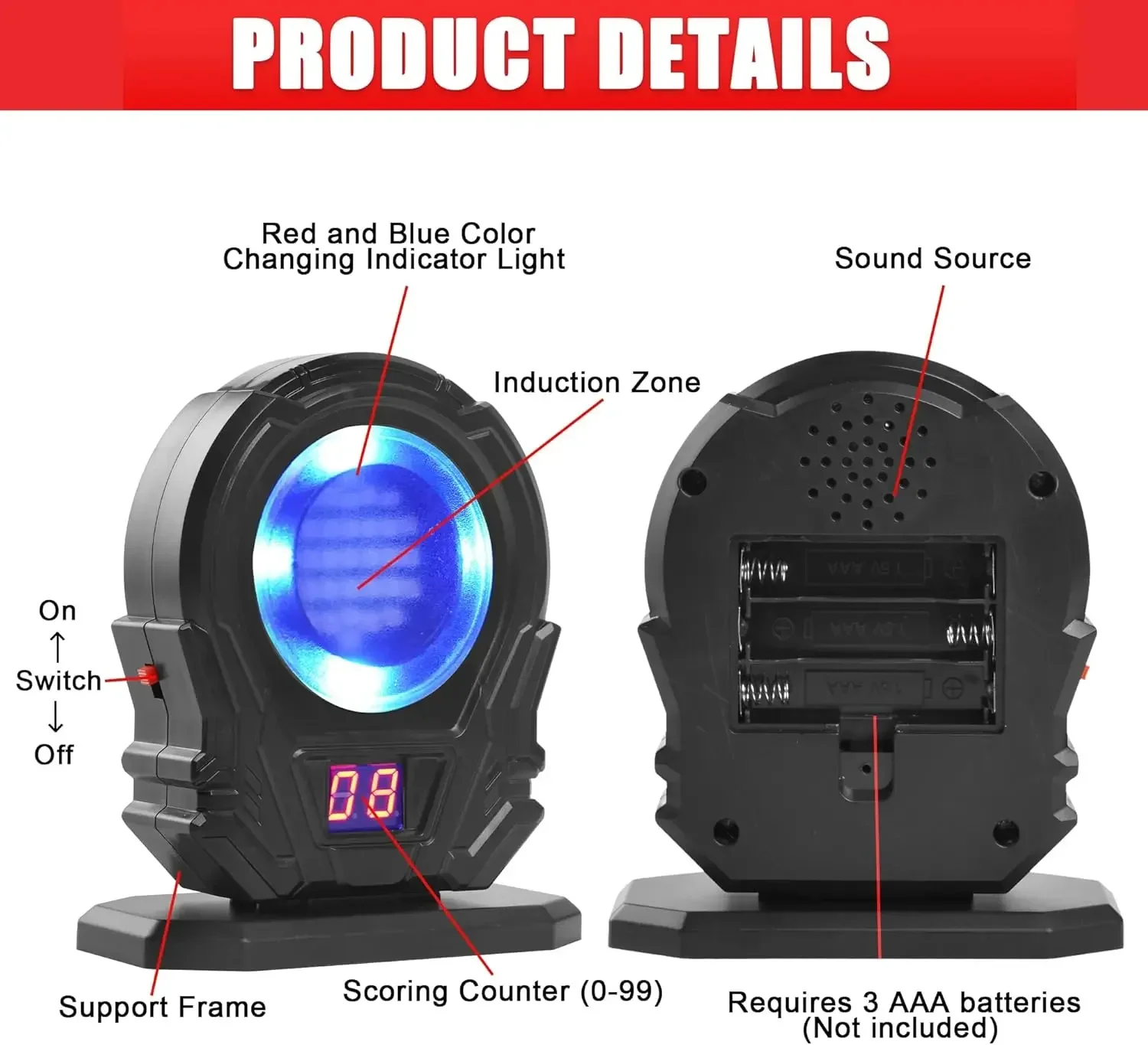 ALaser Training Target Indoor Practice Leisure Mini Scoring Target Table Game Sports Entertainment