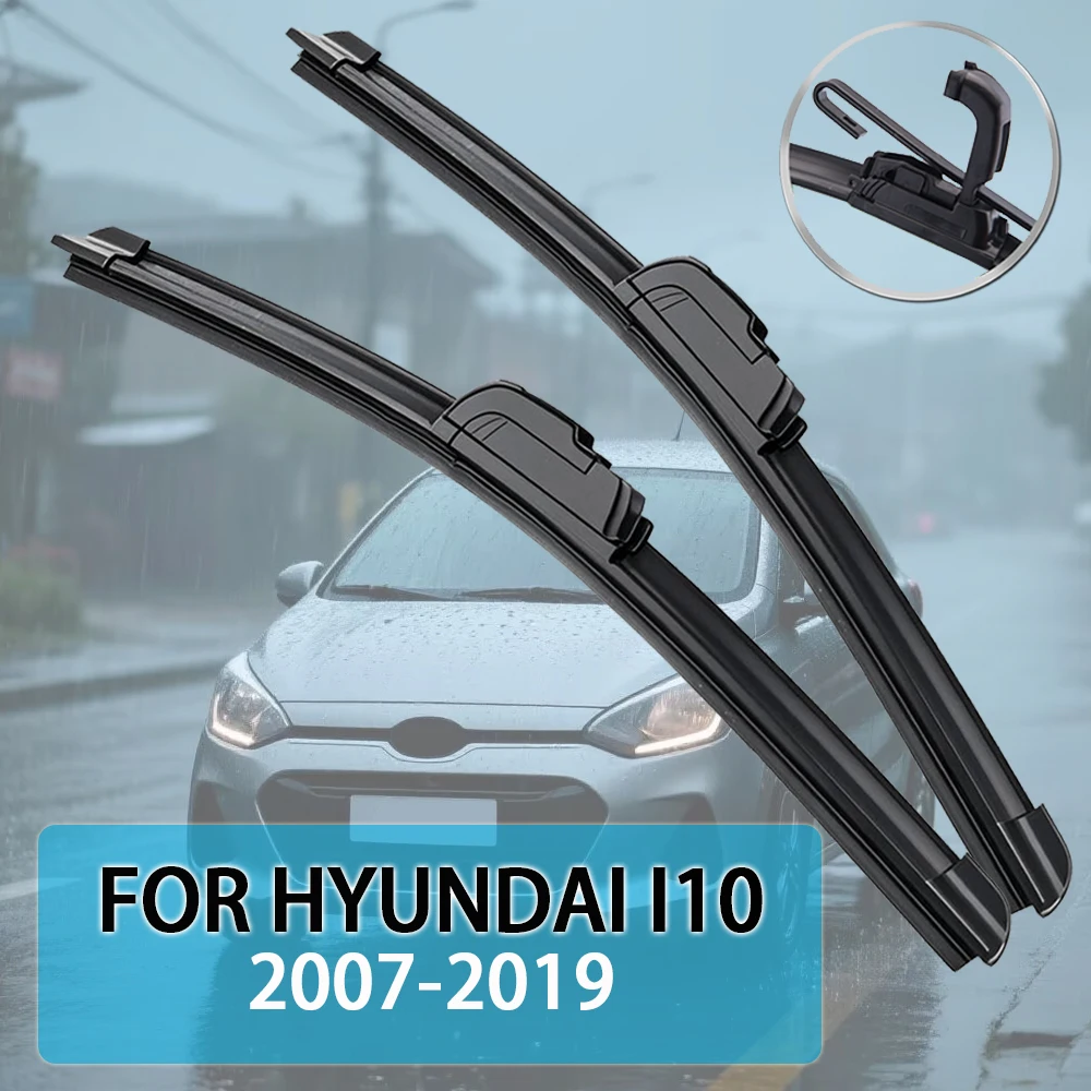 

Для Hyundai i10 (MK1) 2007-2019 22 ''+ 16'' щетка стеклоочистителя автомобиля передние дворники подходят U-образный крючок рычаг лобовое стекло авто Kosoo щетки стеклоочистителя