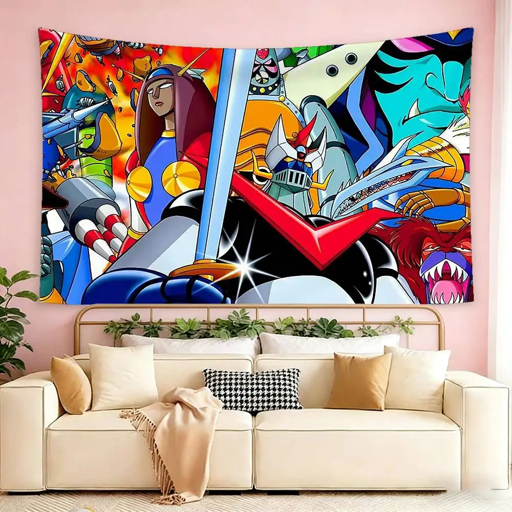 UFO R-Robot G-Goldorak  Flags Suitable For Party Club Outdoor Interior Wall Decoration Banner Fans Gift