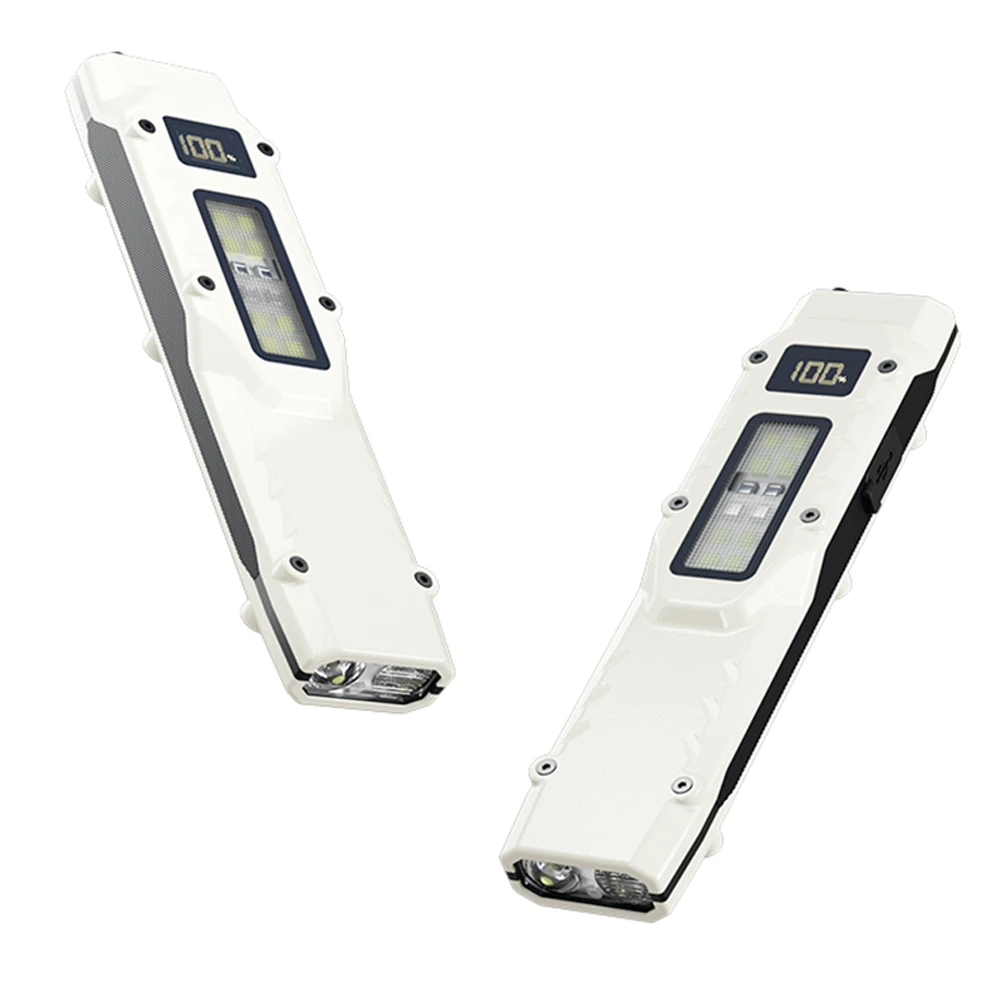 

Тактический перезаряжаемый фонарь EDC с 5 режимами, двойными переключателями, LED-подсветкой, цифровым дисплеем, для кемпинга и экстренных ситуаций