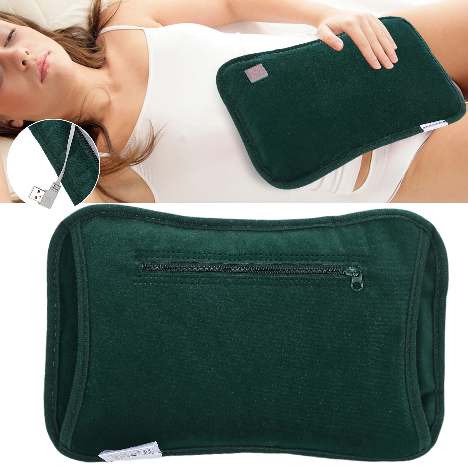 Electric Heating Pillow Hand Warmer Waterproof Electric Heating Pillow USB PlugIn Handwarmer  Pouch