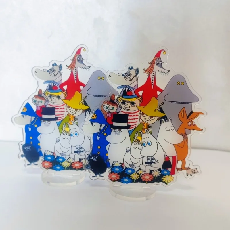 

Moomin Acrylic Ornaments Anime Action Figures Snork maiden Car Desktop Decoration Model Toy Birthday Gift