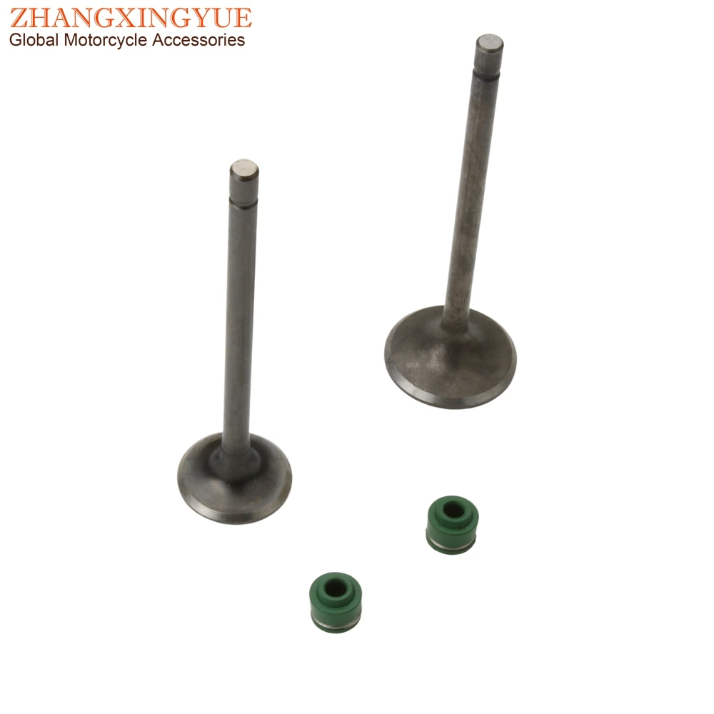 Motorcycle 2PC Intake And Exhaust Valves For Honda CG110 CG125 CB125J CB125S XL125 14711-383-000 14721383000 4-Stroke Engine