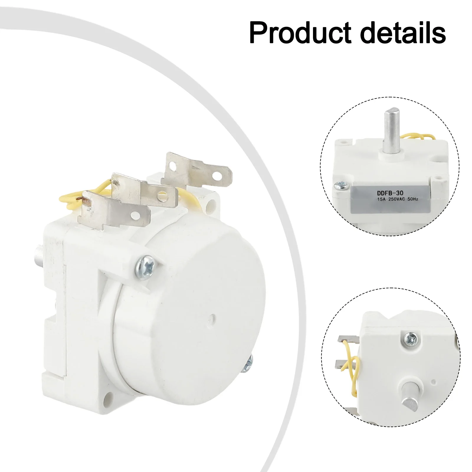 1pc 15A AC250V DDFB-30 Time Controller Switch Mechanical Type Electric Pressure Cooker Timers Home Accessories