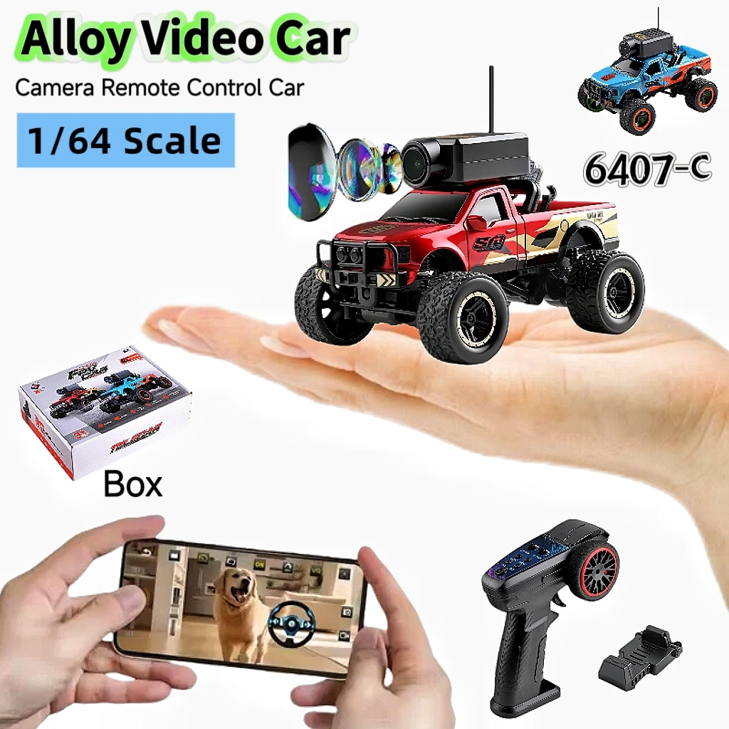 

Радиоуправляемая модель внедорожника WLtoys 6407 1:64 2.4G с камерой, Wi-Fi, высокоскоростная, на пульте управления, подарок, FPV