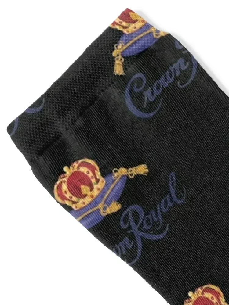 CROWN ROYAL CANADIAN WHISKY Socks valentine gift ideas football crazy fashionable Boy Child Socks Women's