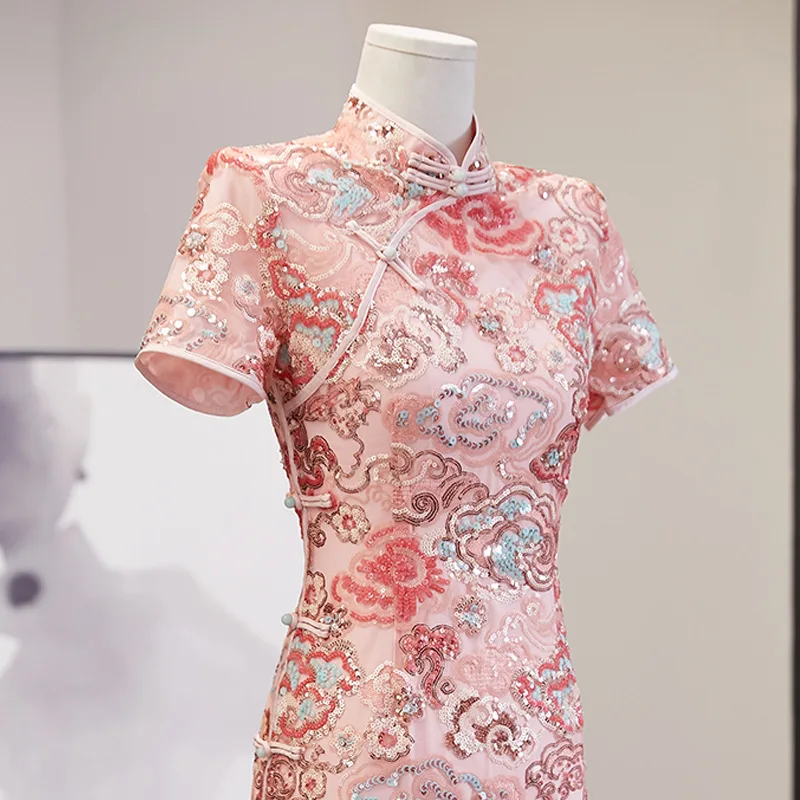 Cheongsam women's 2022 new toast dress bridal wedding wedding dress young temperament high-end high-end.