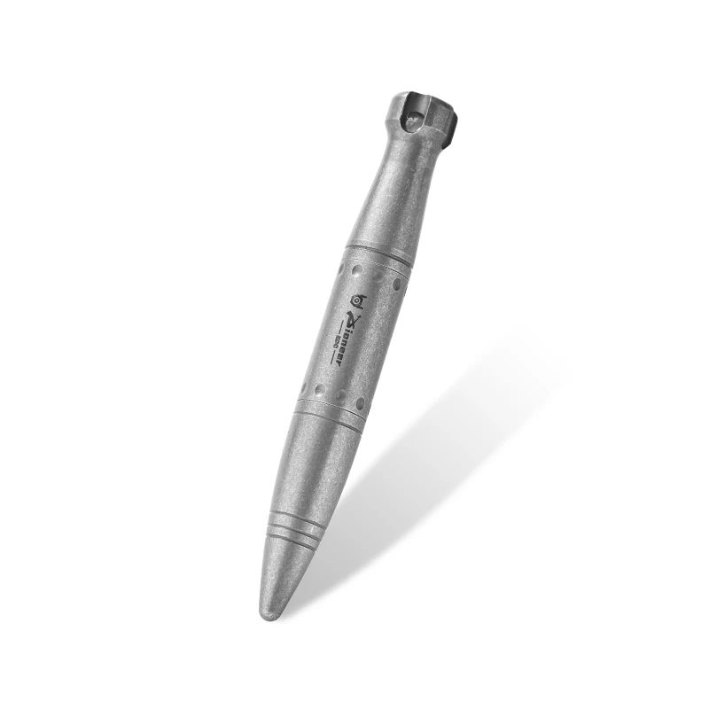 Titanium Alloy Tactical Pen, Personalized Metal Torpedo Signature Pen, Self-Defense Tactical Pen