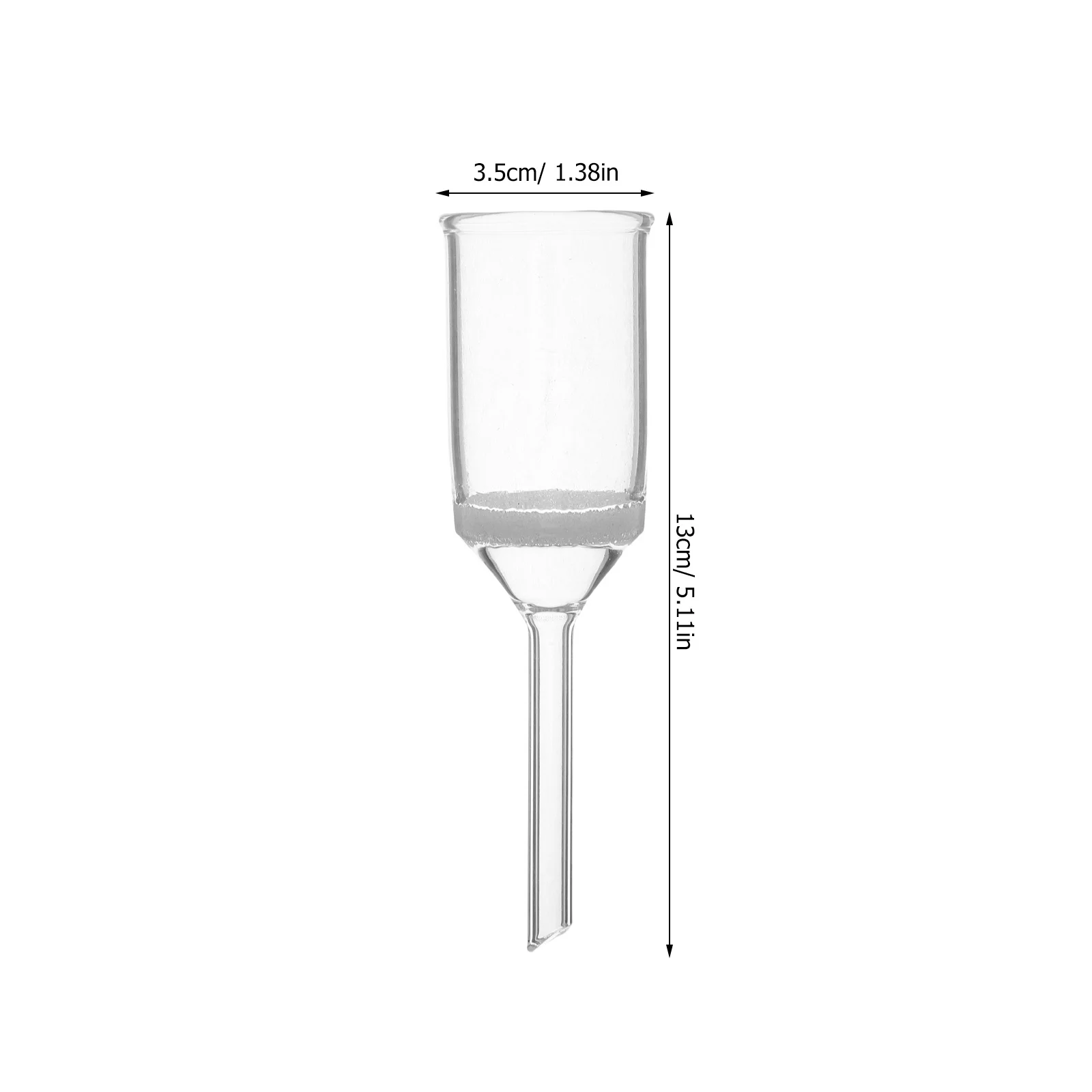 Lab Glass Buchner Funnel 35ml Borosilicate High Temperature Filtration Liquid Solid Separation Glassware Tool Lab Filter Funnel