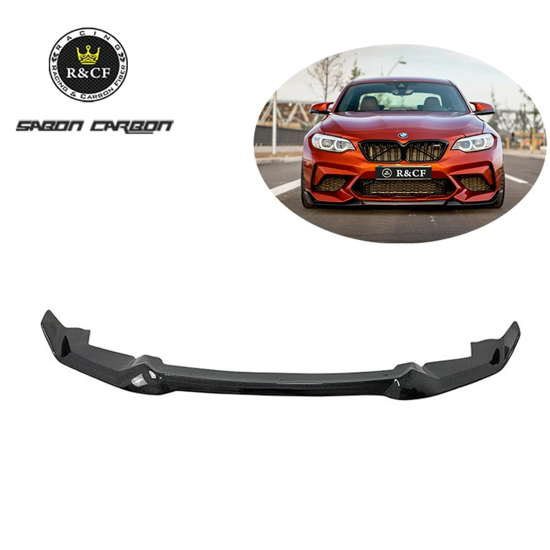 

CS Style Lightweight Front Lip Carbon Fiber Front Bumper Lip Splitter for BMW F87 M2 Competition 2018 2019 2020