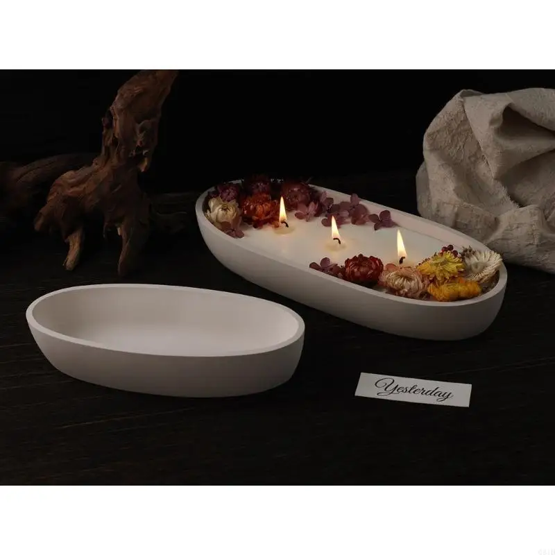 

Boats Storage Tray Silicone Mold Resin Casting Mold for DIY Plate Ashtray