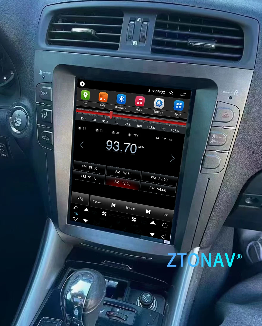 Android Car Stereo For Lexus IS250 2006 2007 2008 2009 2010 2011 2012 Tesla Screen Radio GPS Navi Car Media Player Auto Headunit