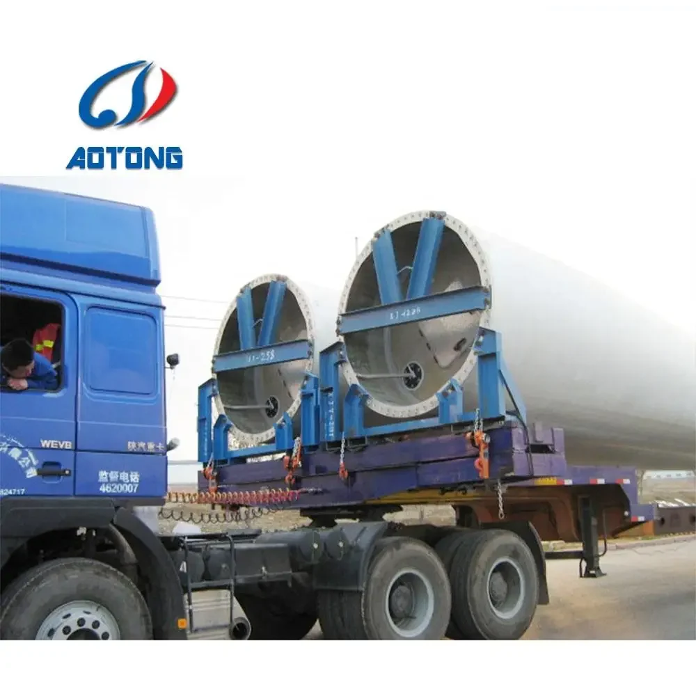 Heavy Load Wind Blade Lifter Adaptor Wind Turbine Blade Transport Semi Trailer For Sale