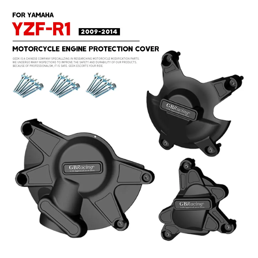 YZF-R1 GB Racing Engine Protect Cover For YAMAHA YZF R1 2009-2014 Motorcycle Clutch Pulse Protection Cover Accessories