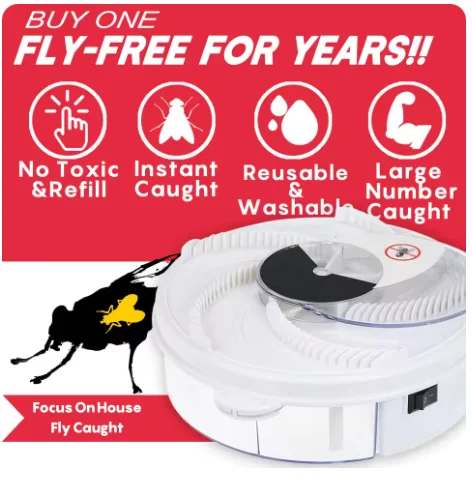 Electric Pest Killer USB Insect Pest Catcher Pest Reject Control Repeller Fly Trap Automatic Flycatcher Indoor Outdoor