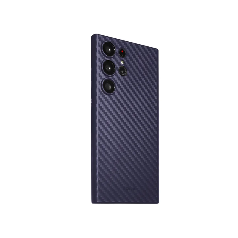 

KZDOO Aero Carbon Carbon Fiber Pattern Protector Slim 0.4mm Thickness Ultra Thin Case For Samsung Galaxy S23/S23plus/S23ultra