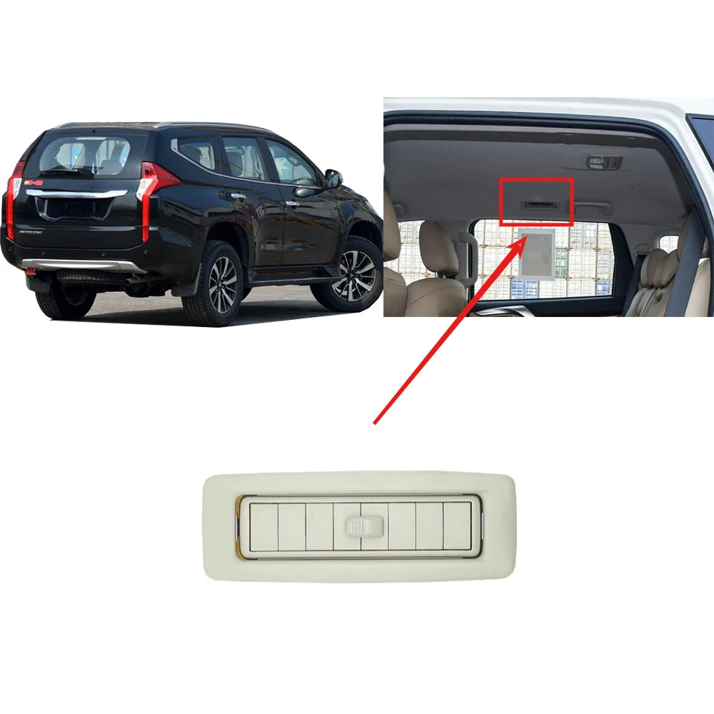 1 Piece Roof Outlet for Pajero Sport 3th Generation AC Vent for KS Roof Air Outlet Condiction for Roof Ventlator 7842A192HA