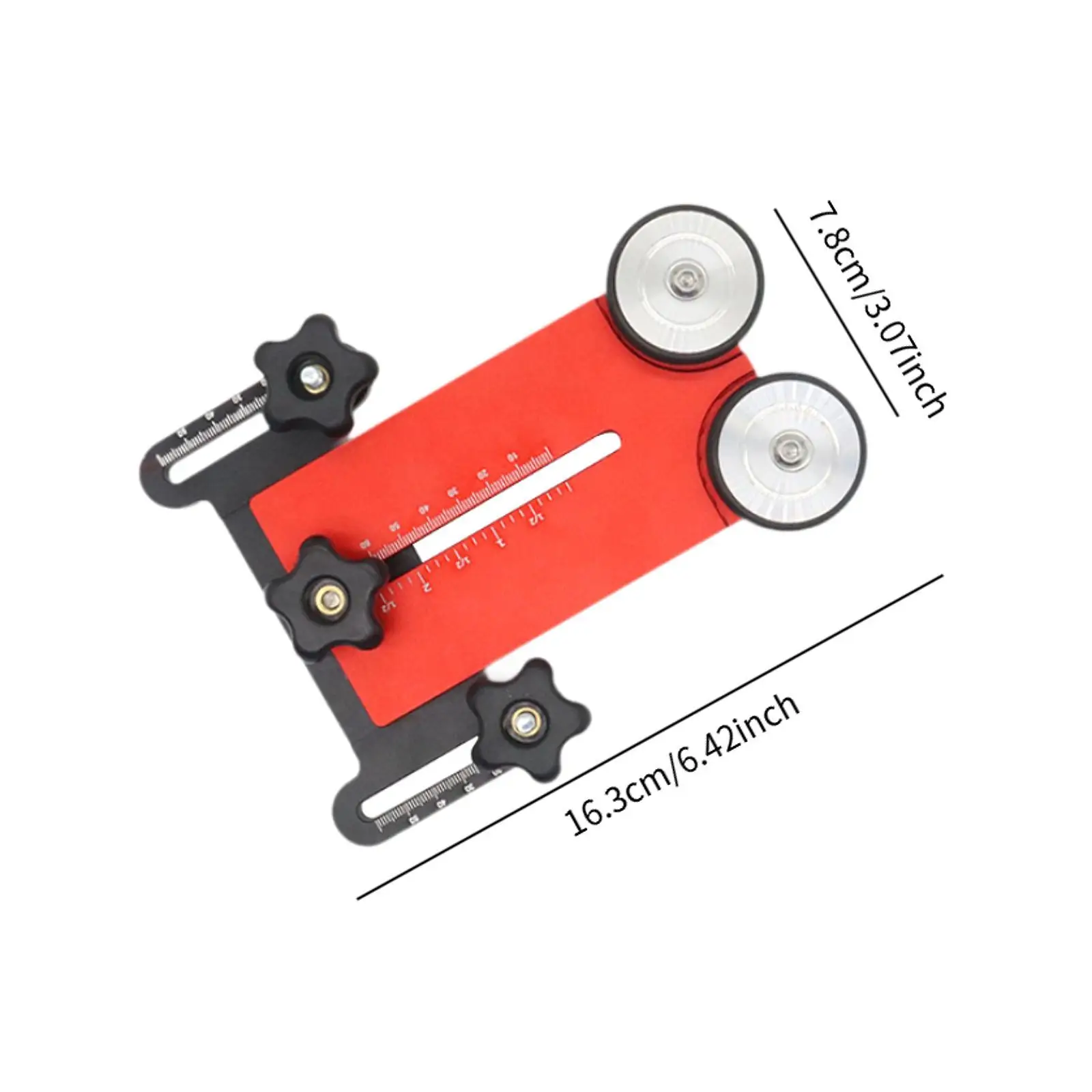 Thin Rip Jig Table Saw Jig Guide Slicing Jig Aluminum Alloy Thin Rips Tool Sturdy Woodworking Tool for Repeat Narrow Strip Cuts