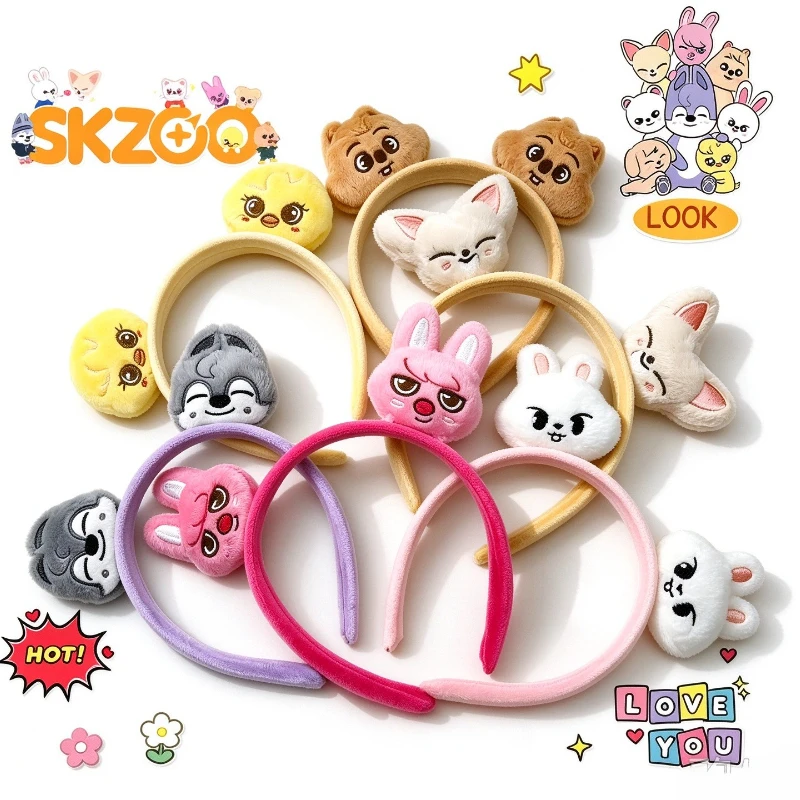 SKZOO SKZOO Cartoon Fixed Headband Soft Fluffy Animal Hairband Cute Kawaii Kpop Concert Support Fan Merch Gift - Aliexpress Deal