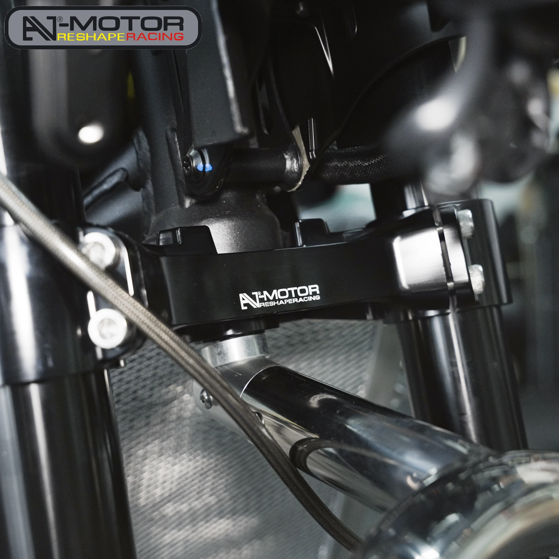 Motorcycle Lower Triple Clamp for KOVE 350RR | CNC Machined Aluminum Fork Bridge | Steering Stem Base Plate