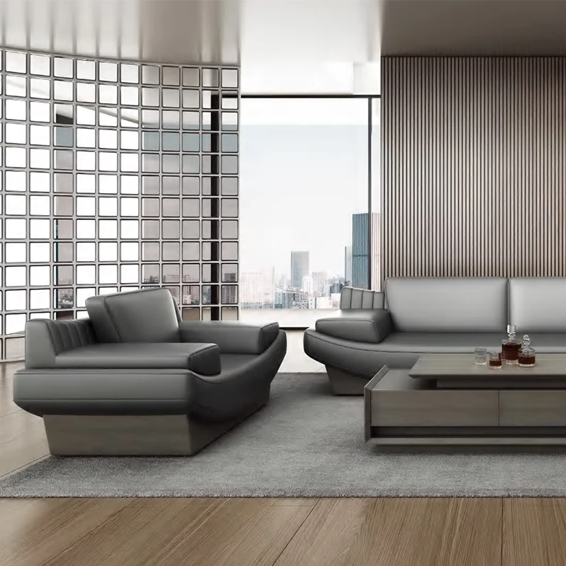# Design Multifunctional Modular Office Sofa Set With Leather Cover  Office Hotel School Public Areas