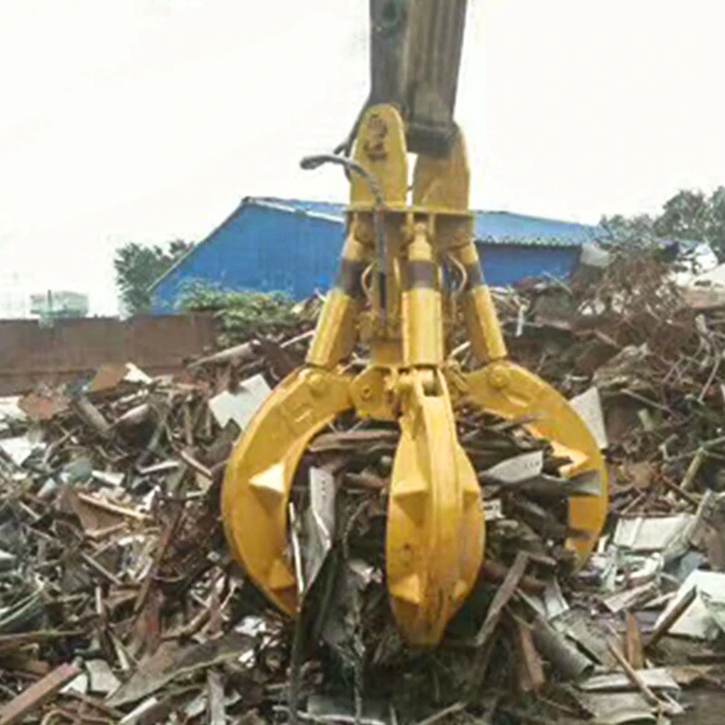 Sistem Pengunci Otomatis Excavator Fast-Attach Plum Blossom Grab, Peralatan Sewa