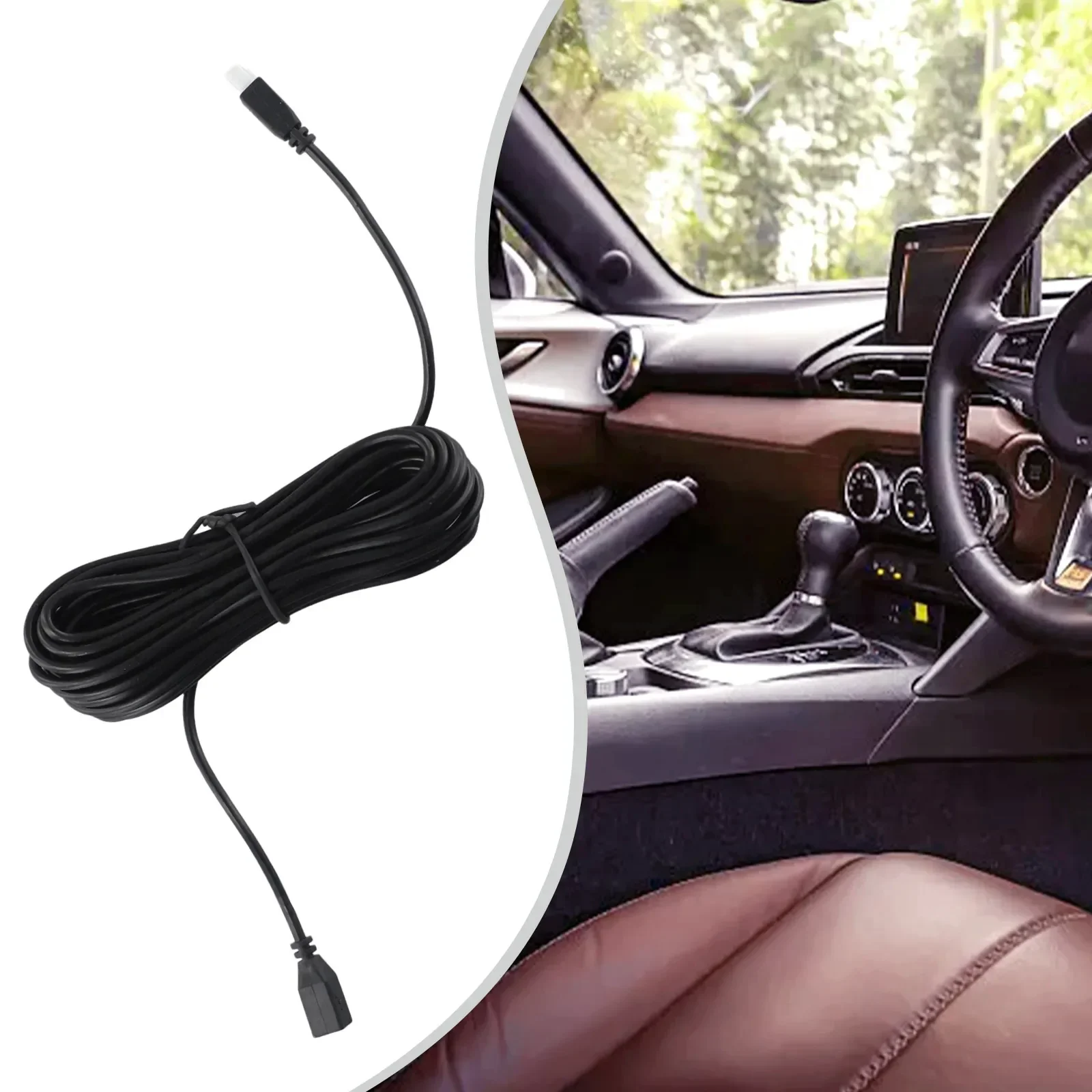 4M 2 Pin Extension Cable Cord For Car Reversing Parking Sensor Waterproof Reversing Extend Extension Cables For Parking Sensors