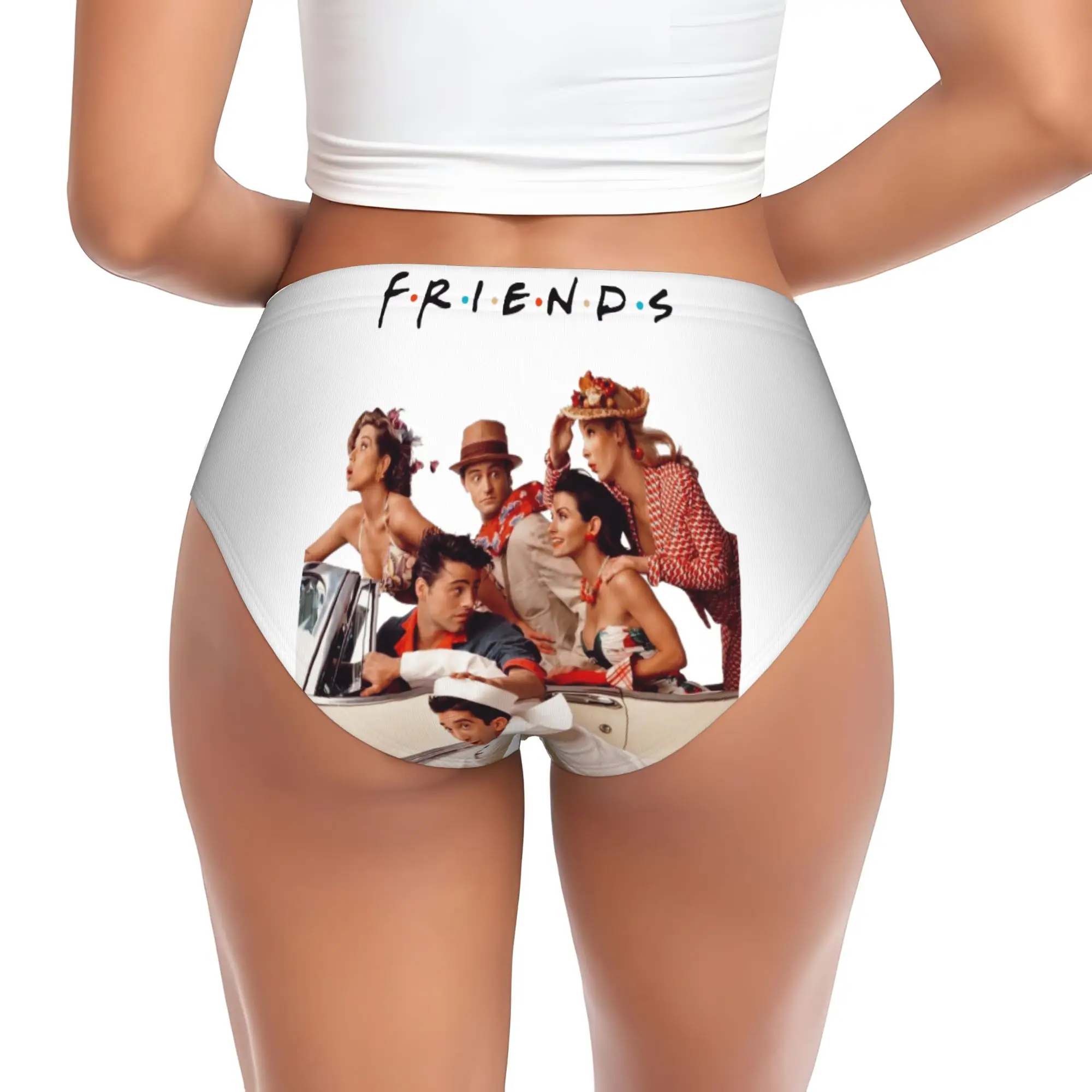 Custom Women Funny TV Show Friends Panties Stretch  Briefs Underwear