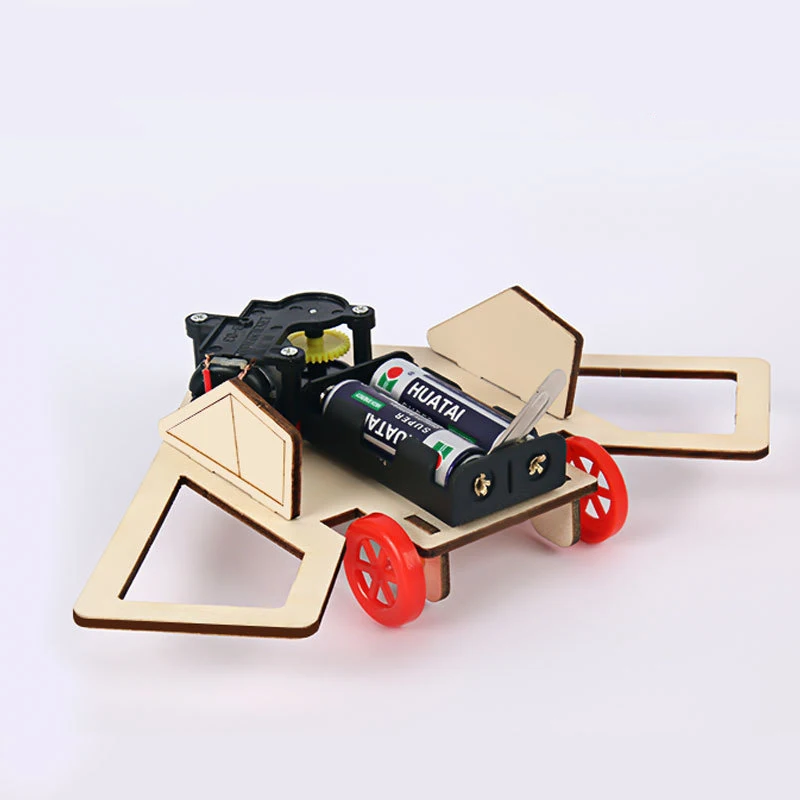 Creative Science Experiment Obstacle Avoidance Car Children Puzzle Toys Funny Students DIY Handmade Production Toys Holiday Gift