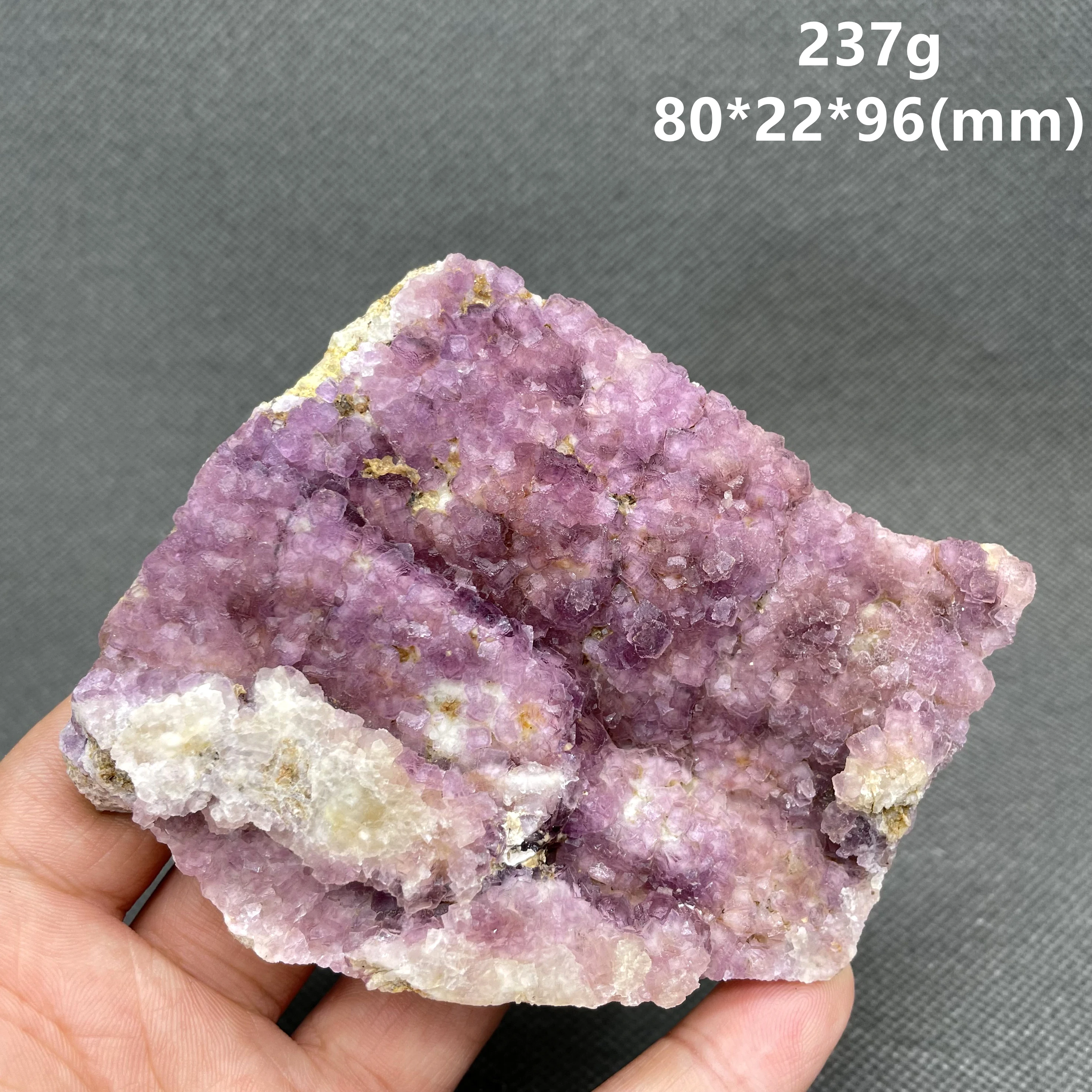 BEST! 100% Natural Inner Mongolia pink purple fluorite mineral specimen Stones and crystals Healing crystal