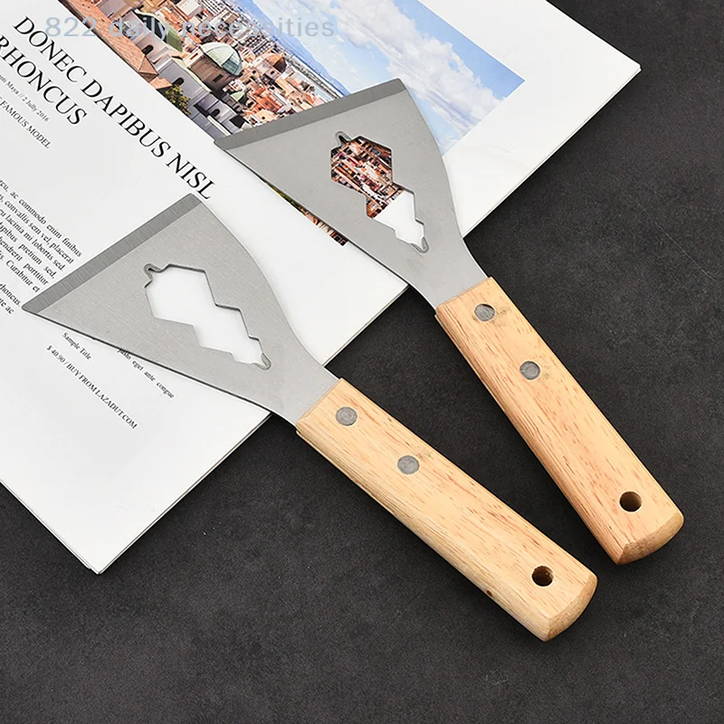 

convenientDust Scraper Putty Knife Wall Covering Tool Decoration Multifunctional Shovel Putty Knife With Wooden Handle